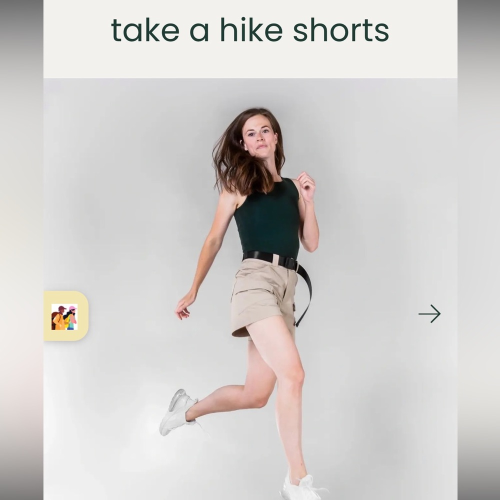 Alder Apparel Take a Hike Shorts NWT